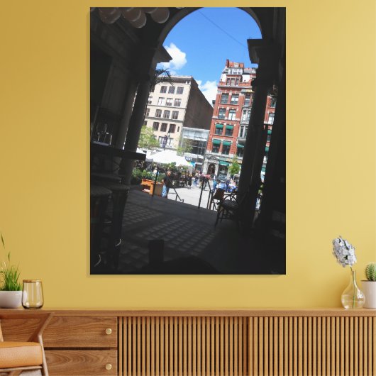 Het Palviljoen Canvas Afdruk (Insitu (Woonkamer))