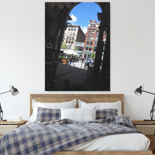 Het Palviljoen Canvas Afdruk (Insitu (Slaapkamer))