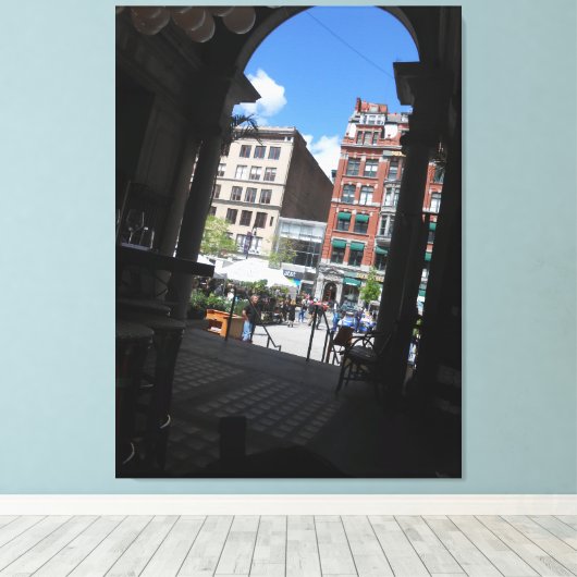 Het Palviljoen Canvas Afdruk (Insitu (Houten vloer))