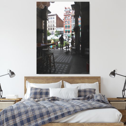 Het Palviljoen Canvas Afdruk (Insitu (Slaapkamer))