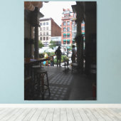 Het Palviljoen Canvas Afdruk (Insitu (Houten vloer))