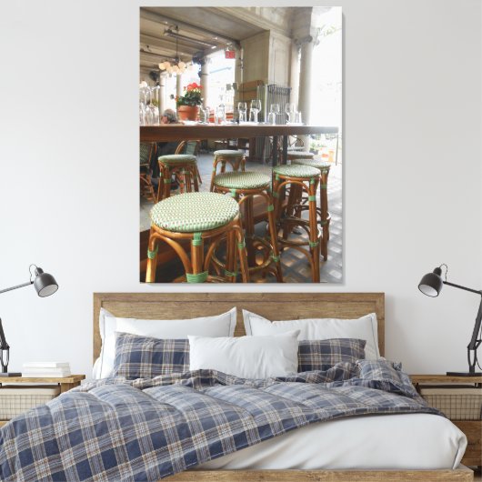 Het Palviljoen Canvas Afdruk (Insitu (Slaapkamer))