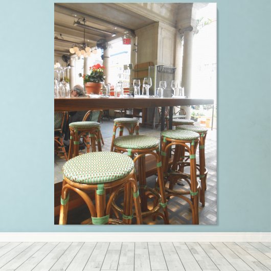 Het Palviljoen Canvas Afdruk (Insitu (Houten vloer))