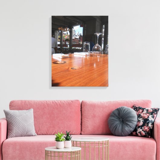 Het Palviljoen Canvas Afdruk (Insitu (Woonkamer))