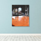 Het Palviljoen Canvas Afdruk (Insitu (Houten vloer))