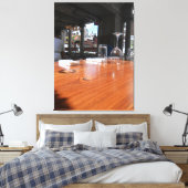 Het Palviljoen Canvas Afdruk (Insitu (Slaapkamer))