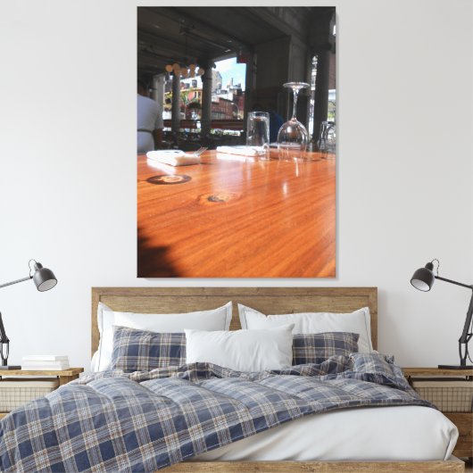 Het Palviljoen Canvas Afdruk (Insitu (Slaapkamer))