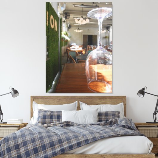 Het Palviljoen Canvas Afdruk (Insitu (Slaapkamer))