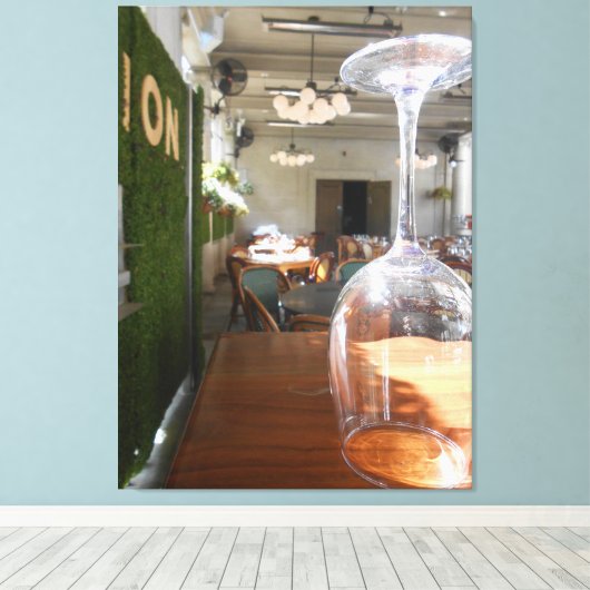 Het Palviljoen Canvas Afdruk (Insitu (Houten vloer))