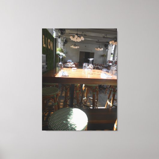 Het Palviljoen Canvas Afdruk (Voorkant)