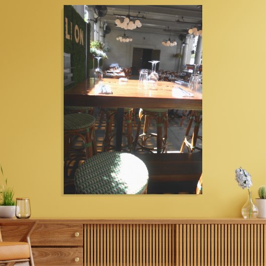 Het Palviljoen Canvas Afdruk (Insitu (Woonkamer))