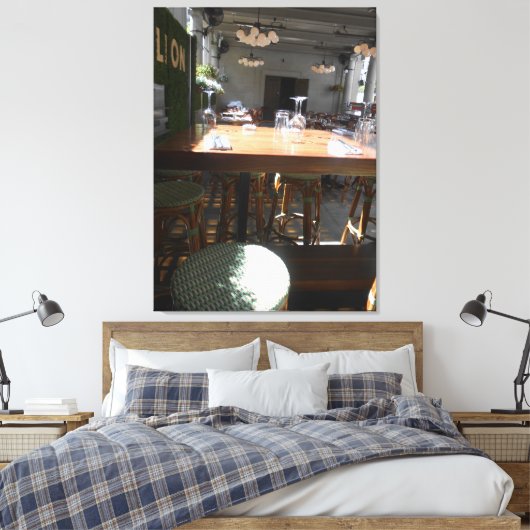 Het Palviljoen Canvas Afdruk (Insitu (Slaapkamer))