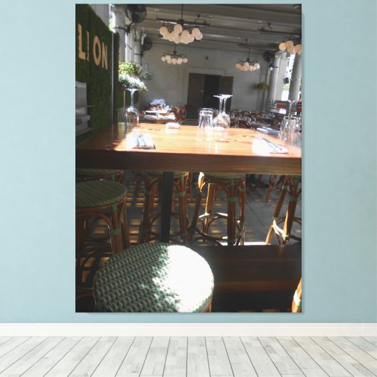 Het Palviljoen Canvas Afdruk (Insitu (Houten vloer))