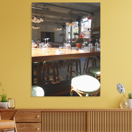 Het Palviljoen Canvas Afdruk (Insitu (Woonkamer))