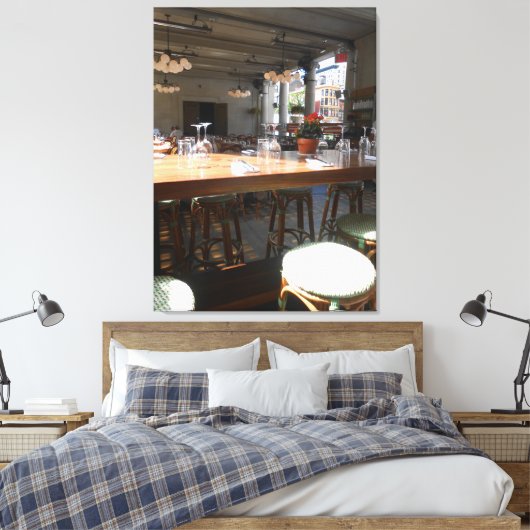 Het Palviljoen Canvas Afdruk (Insitu (Slaapkamer))