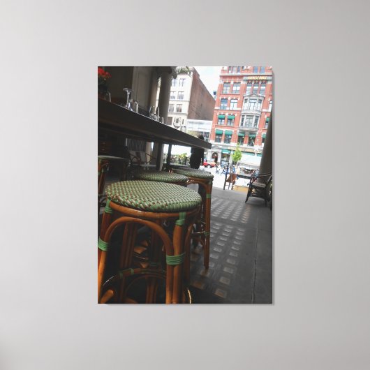 Het palviljoen "Gaye Elise Beda", "New York City, Canvas Afdruk (Voorkant)