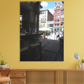 Het palviljoen "Gaye Elise Beda", "New York City, Canvas Afdruk (Insitu (Woonkamer))