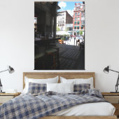 Het palviljoen "Gaye Elise Beda", "New York City, Canvas Afdruk (Insitu (Slaapkamer))