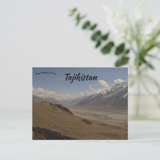 Het Pamir-gebergte in Tadzjikistan Briefkaart (Staand voorkant)