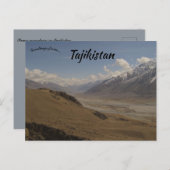 Het Pamir-gebergte in Tadzjikistan Briefkaart (Voorkant / Achterkant)
