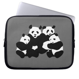 Het Panda Beer Laptop Sleeve