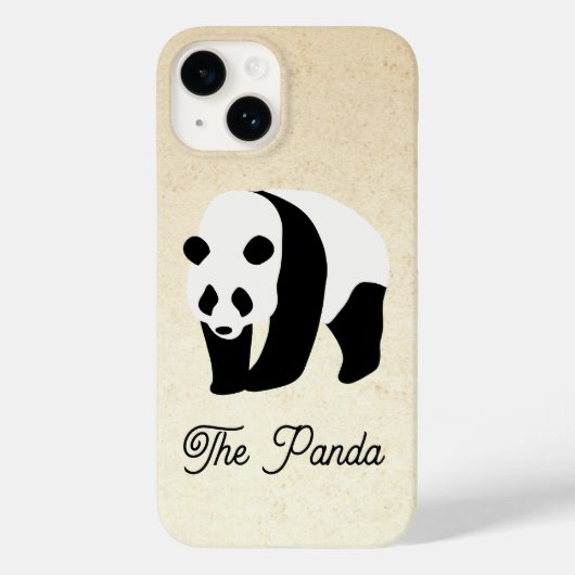 Het Panda kleurenblok Case-Mate iPhone Case (Achterkant)
