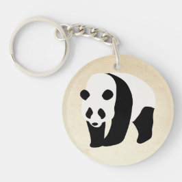 Het Panda kleurenblok Sleutelhanger