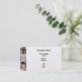 Het paneel - Platinum afwerking Visitekaartje (Staand voorkant)