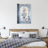 Het paneel van de tegel van de wc verwijderen canvas afdruk (Insitu (Slaapkamer))