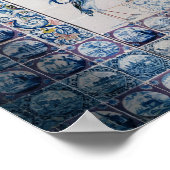 Het paneel van de tegel van de wc verwijderen poster (Hoek)