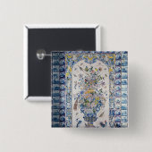 Het paneel van de trekkerij van de badkamer vierkante button 5,1 cm (Voorkant /achterkant)