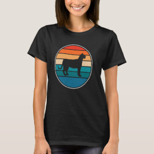 Het paneel van de Vintage van de Reactie past de T T-shirt