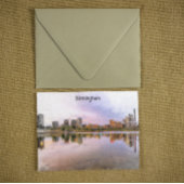 Het Panorama Uitzicht van Birmingham England Briefkaart