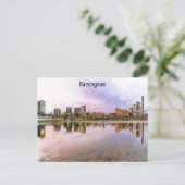Het Panorama Uitzicht van Birmingham England Briefkaart (Staand voorkant)
