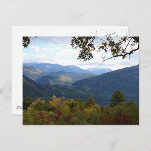 Het Panorama van Calabrië Briefkaart (Voorkant / Achterkant)