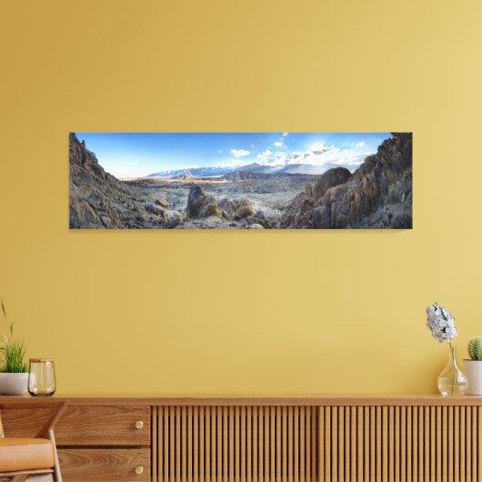 Het Panorama van de Heuvels van Alabama - Vallei Canvas Afdruk (Insitu (Woonkamer))