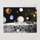 Het Panorama van de planeet van de Oppervlakte van Briefkaart (Voorkant)