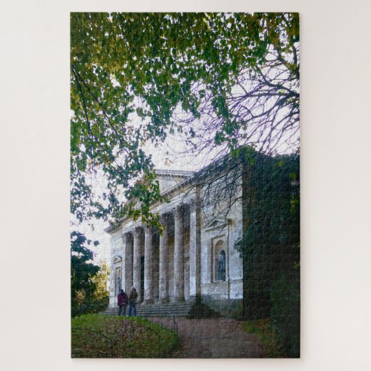 Het Pantheon bij Stourhead. Legpuzzel (Verticaal)