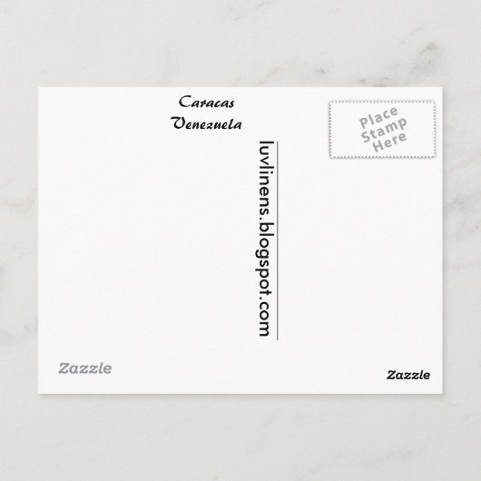 Het Pantheon, Caracas, Venezuela Briefkaart (Achterkant)