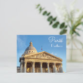 Het Pantheon in Parijs, Frankrijk Briefkaart (Staand voorkant)
