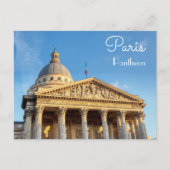 Het Pantheon in Parijs, Frankrijk Briefkaart (Voorkant)
