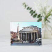 Het Pantheon in Rome, Italië Briefkaart (Staand voorkant)