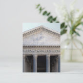 Het Pantheon in Rome, Italië. Briefkaart (Staand voorkant)