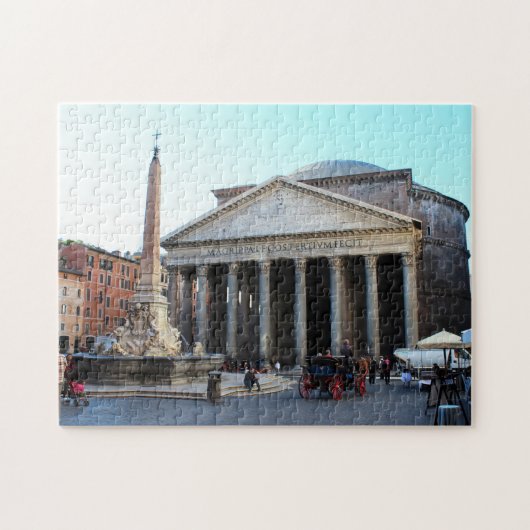 Het Pantheon in Rome, Italië Legpuzzel (Horizontaal)