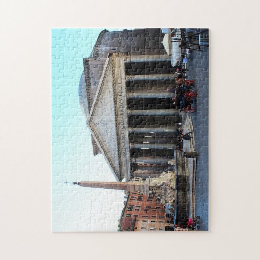 Het Pantheon in Rome, Italië Legpuzzel (Verticaal)
