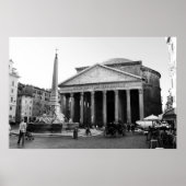 Het Pantheon in Rome, Italië Poster (Voorkant)