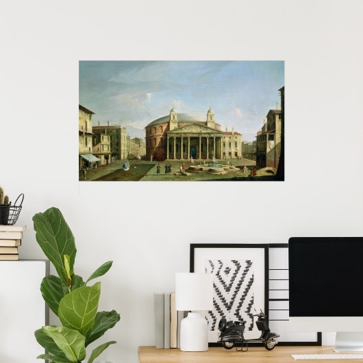 Het Pantheon in Rome Poster (Thuiskantoor)
