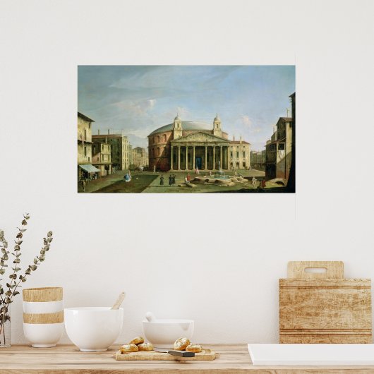 Het Pantheon in Rome Poster (Keuken)