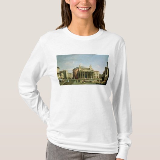 Het Pantheon in Rome T-shirt (Voorkant)