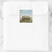 Het Pantheon in Rome Vierkante Sticker (Tas)